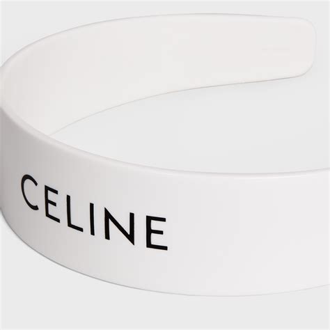 celine headband white